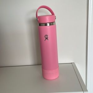 Pink hydroflask 24oz wide mouth